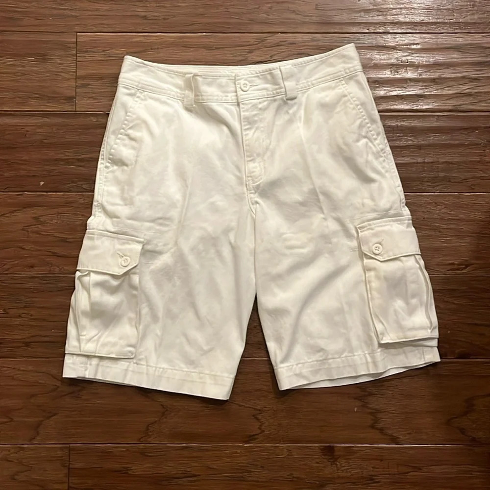 Polo by Ralph Lauren Boys White Cargo Short Size 16